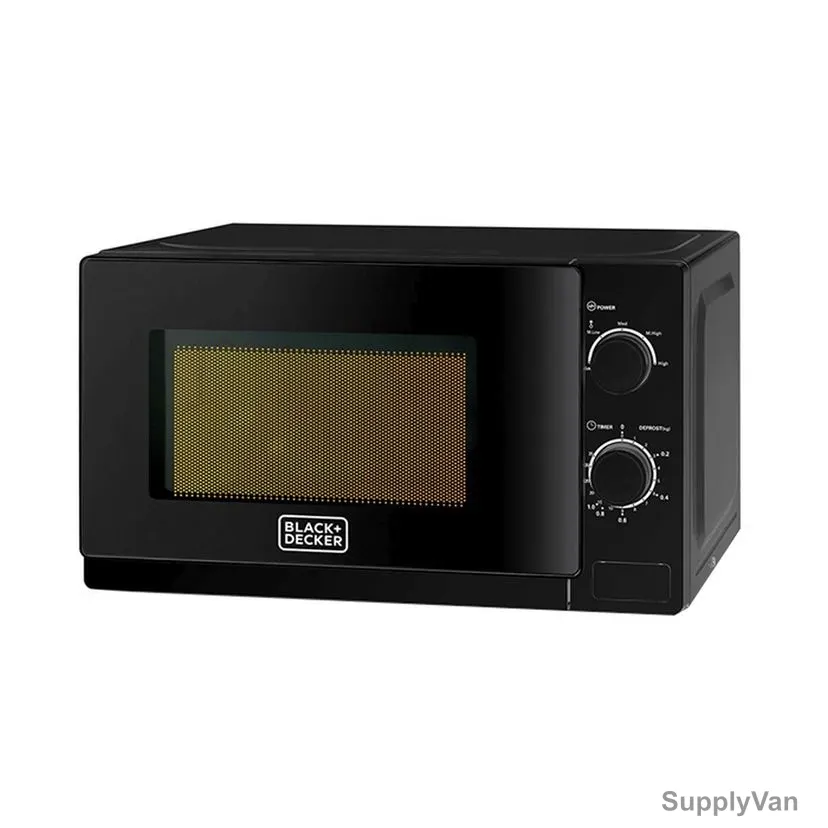 Black and Decker Microwave Oven, MZ2020P-B5, 700W, 20 L, Black — image 1