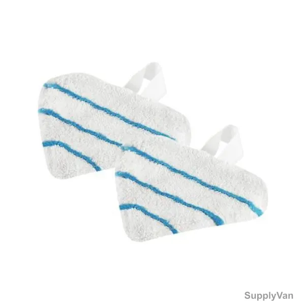 Black and Decker Steam Mop Replacement Pad, FSMP30-XJ, Microfiber, White and Blue, PK2 — image 1