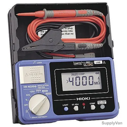 Hioki Digital Insulation Tester, IR4056-20, 600V — image 1