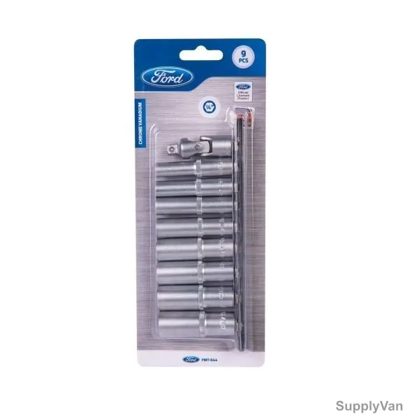 Ford Deep Sockets Set, FMT-044, 1/4 Inch, Silver, 8PCS