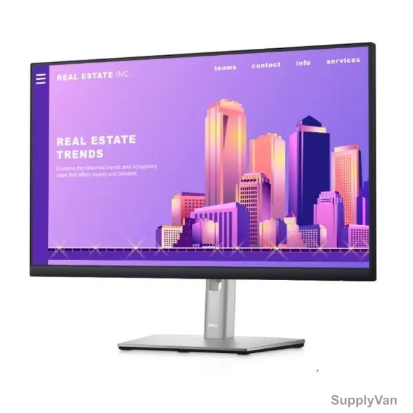 Dell Full HD Computer Monitor, P2422H, 48W, 24 Inch, 1920 x 1080p