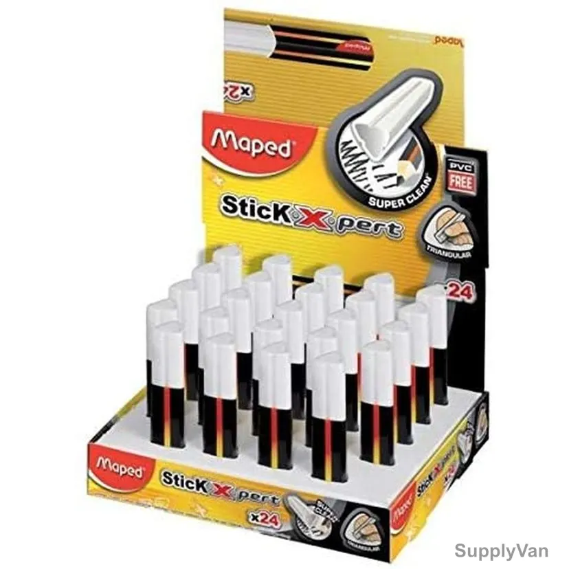 Maped Stick Eraser, MD-119811, SticK-X-Pert, Black and White, 24 Pcs/Pack
