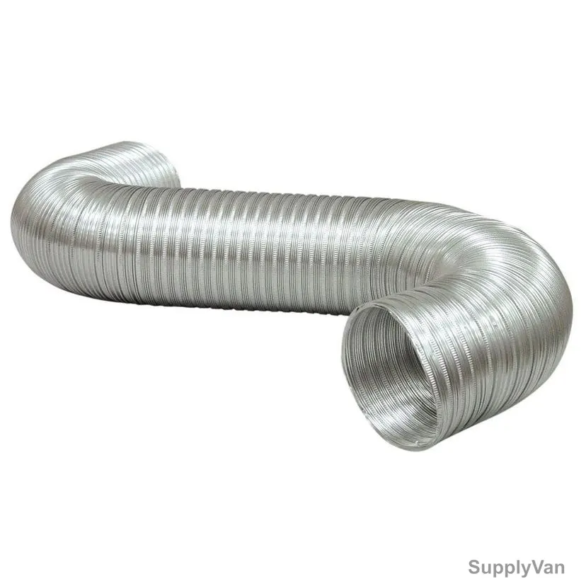 Rigid Flexible Duct, Aluminium, 6 Inch Dia x 3 Mtrs Length, Silver