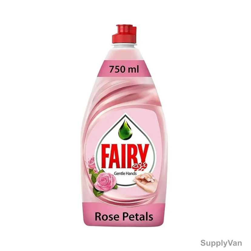 Fairy Gentle Hands Liquid Dishwash Cleaner, Rose Petals, 750ML — image 1