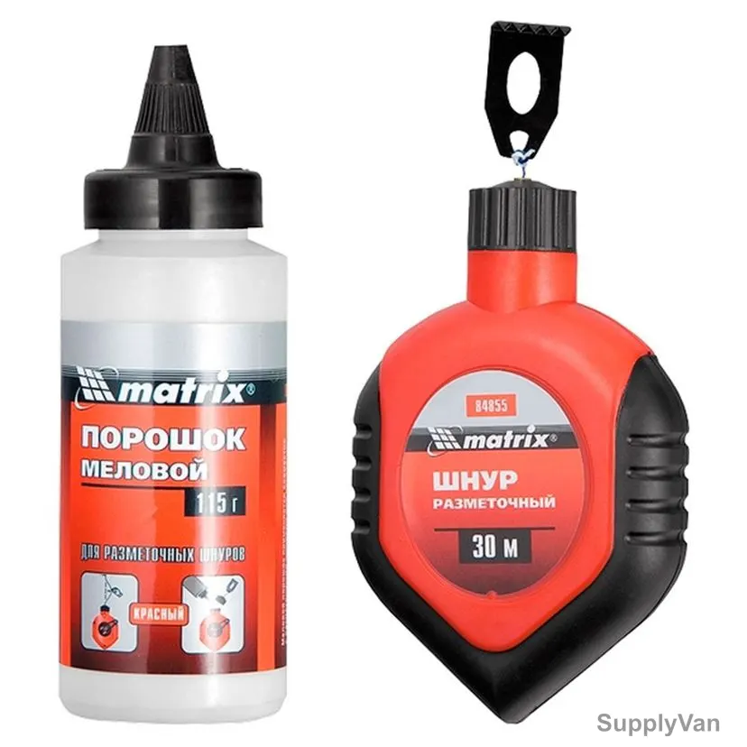 Mtx Marking Cord With Red Chalk Powder, 848559, 30 Mtrs, 2 Pcs/Set