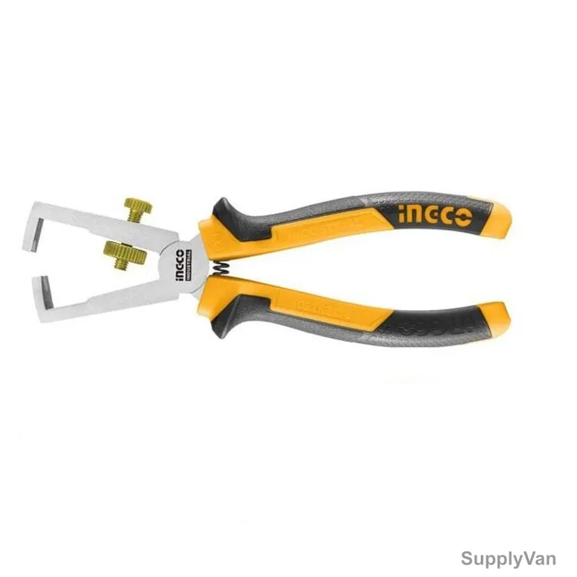 Ingco Wire Stripping Plier, HWSP28160, CrV Steel, 160MM Length — image 1