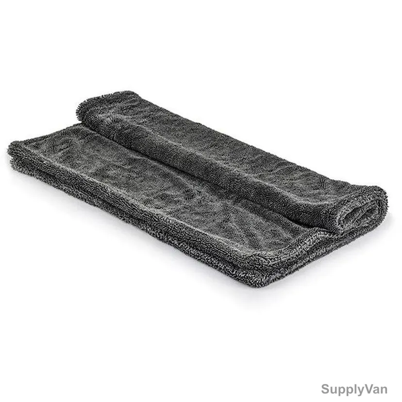 Rhinomotive Super Absorbent Dry Towel, R1802, 1200GSM, 50 x 80CM, Grey/Black