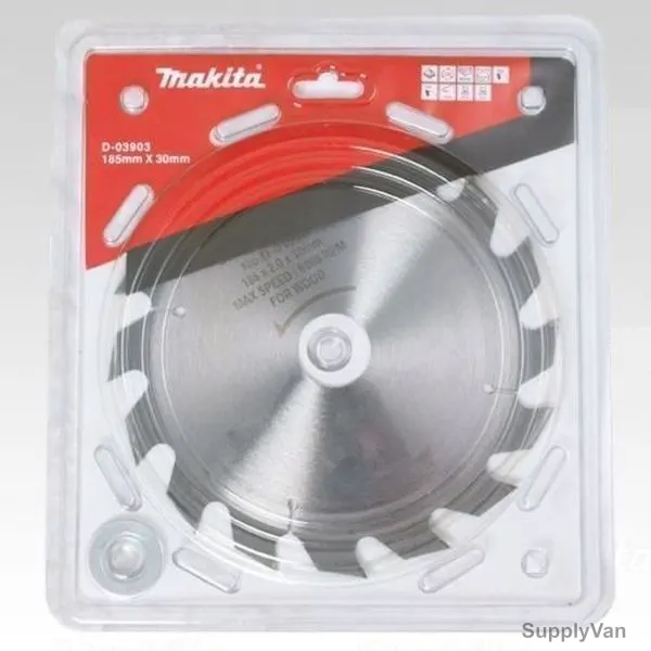 Makita Circular Saw Blade, D-03903, 185x30MM, 16 Teeth