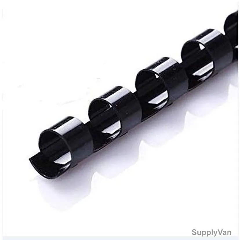 PSI Binding Ring, PSBR10BK, Plastic, 55 Sheets, 10MM, Black, 100 Pcs/Pack