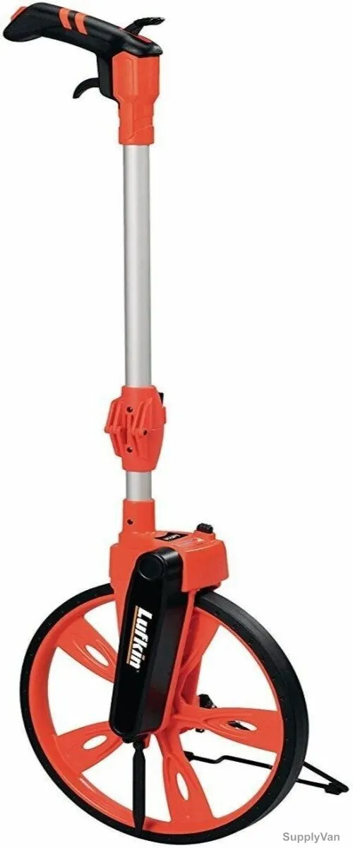 Lufkin Measuring Wheel, MW30MEU, Foldable, Collapsible Handle, Hi-Vi Orange