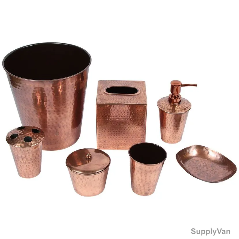 Indian Acc Bathroom Accessories Set, 127, Brown Colour, Steel — image 1