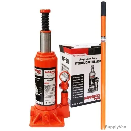 Masko Pro Bottle Jack, MA-3TJ, 3 Ton