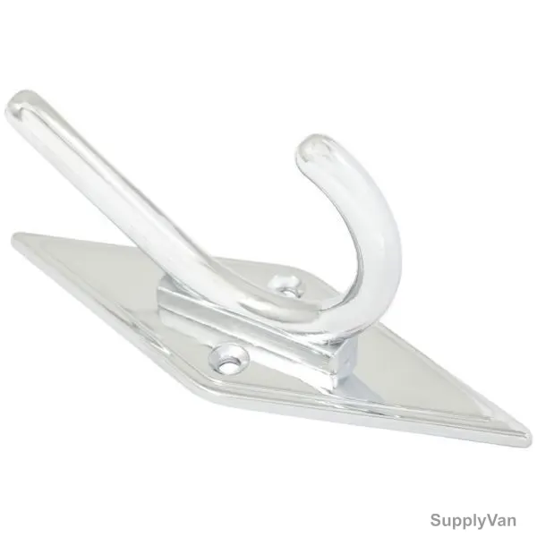 Metal Chrome Plated Hook, 2 Inch, Silver