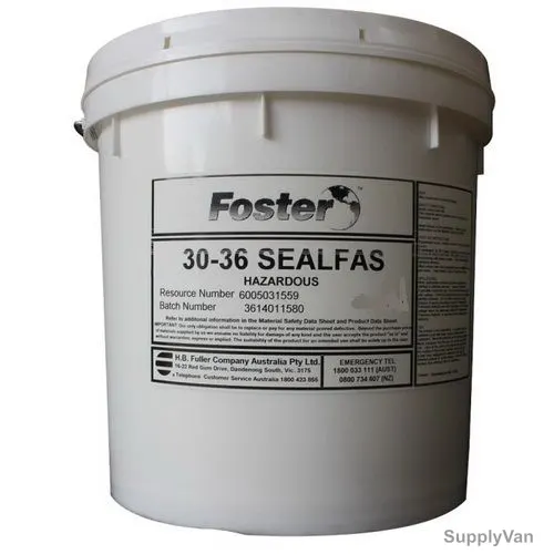 Foster Sealfas Coating and Lagging Adhesive, 30-36, 18.9 Ltrs, White 