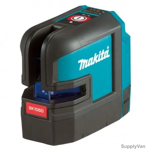 Makita Self Levelling Cross Line Laser Level, SK105DZ, 12V, 2 Red Line, 25 Mtrs — image 1
