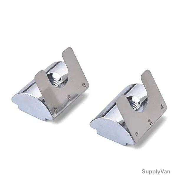 Extrusion T-Spring Nut, 30-40 Series, Stainless Steel, M5, PK50