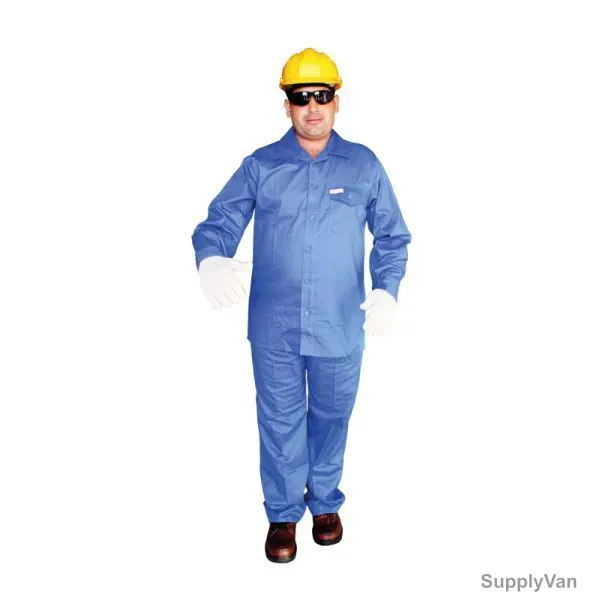 Workland Pant and Shirt, C2P, 190GSM, 2XL, Petrol Blue