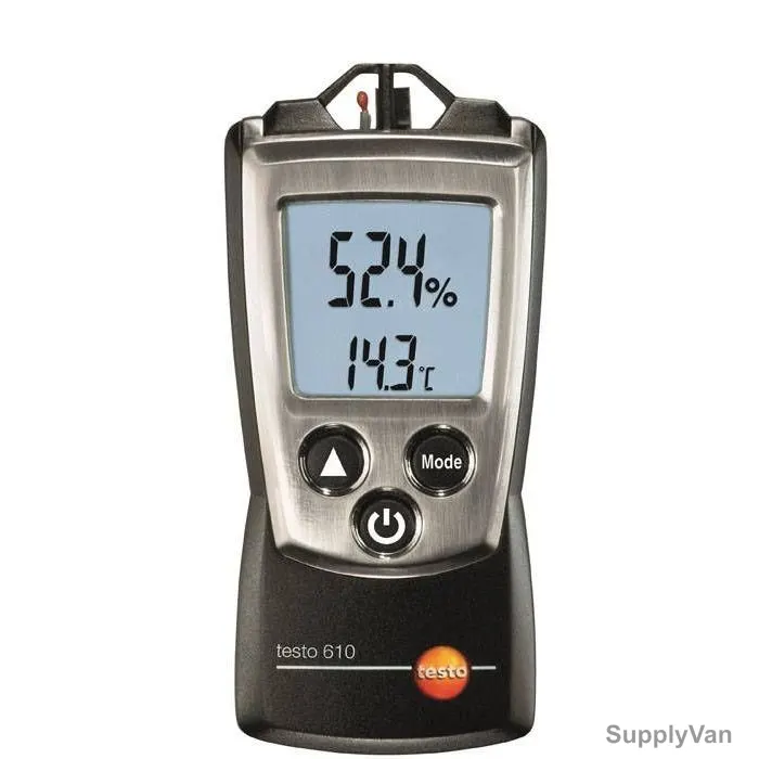 Testo Thermo Hygrometer, 0560-0610, 610 Series, -10 to +50 Deg.C — image 1