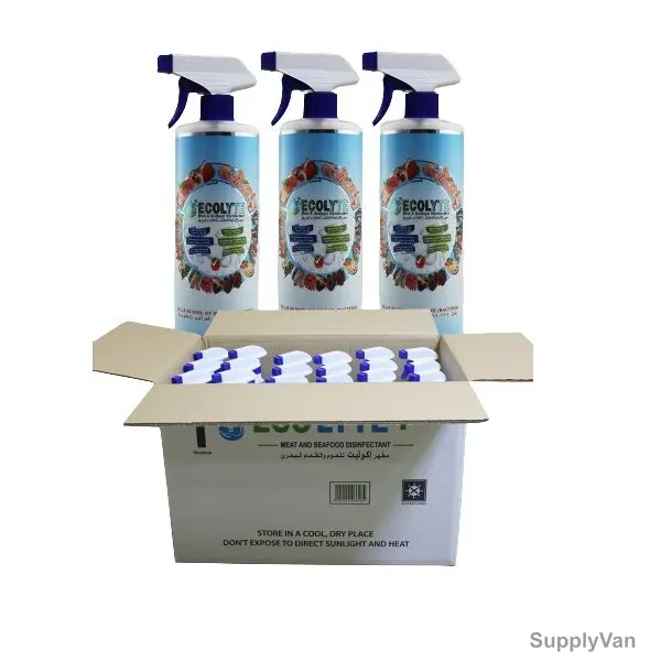 Ecolyte Plus 100% Natural Meat and Seafood Disinfectant, 500ML, 24 Pcs/Carton — image 1