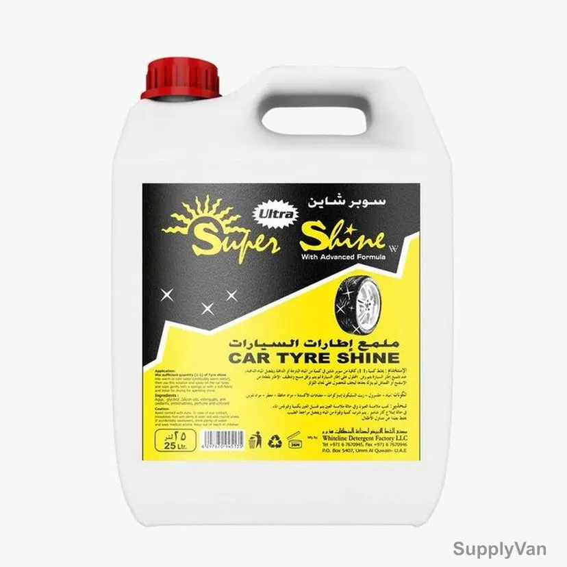 Spartanwax Super Shine Tyre Polish, 5 Ltrs