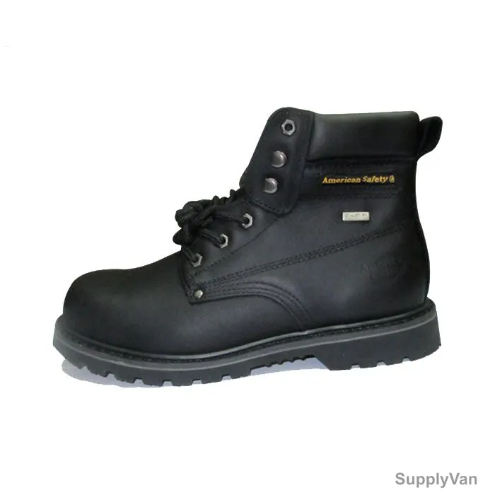 American Safety Safety Shoes, TW315, Size40, Black