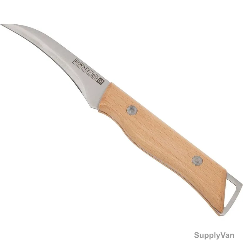 Royalford Carving Knife, RF12094, Stainless Steel/Wood, 3.5 Inch Blade Length — image 1