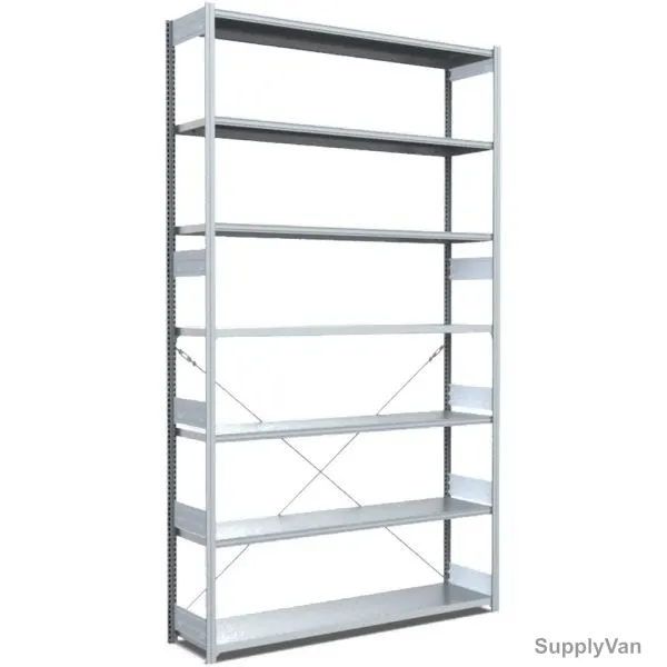 Bito Boltless Shelving, 10-17225, 3000 x 1358MM, Silver
