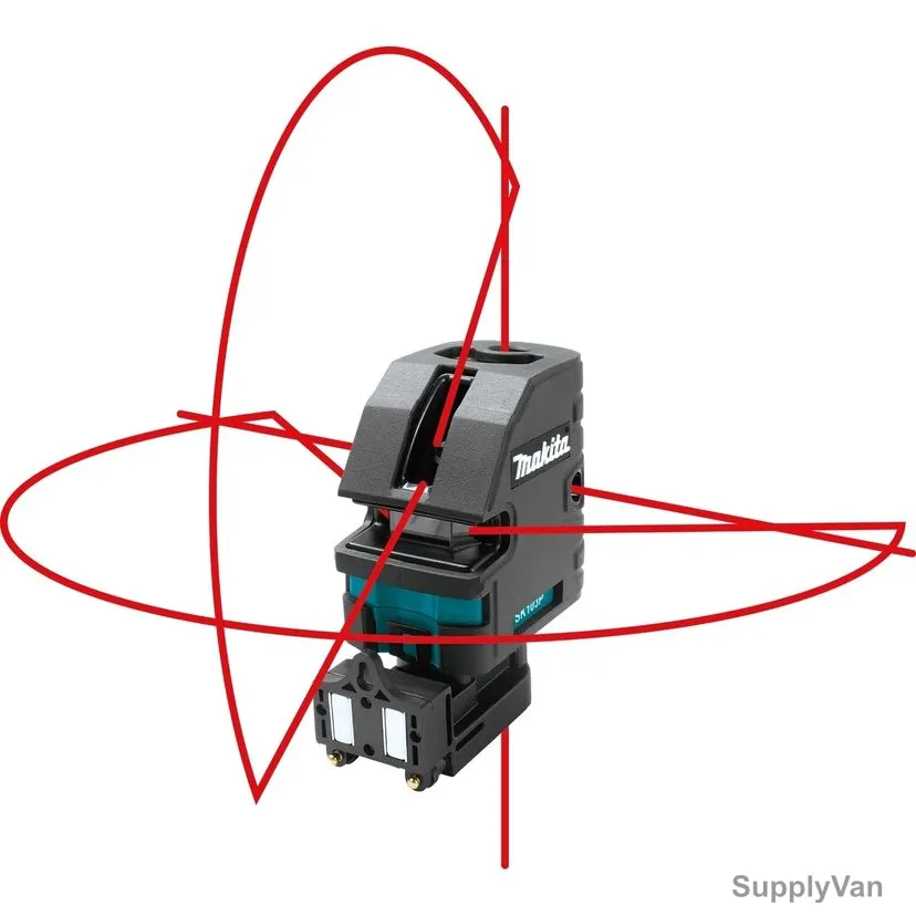 Makita Cross Line/Point Laser, SK103PZ, ±1/8 Inch Accuracy, 60 Mtrs