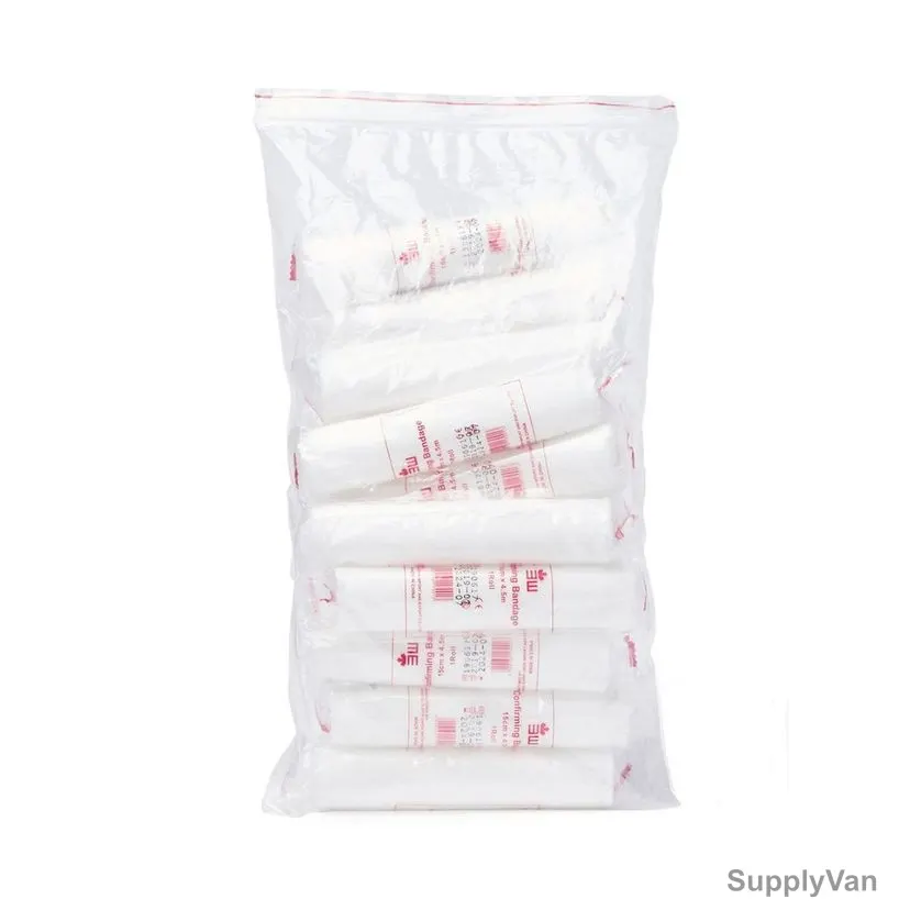 3W Confirming Bandage, NO-75, 4.5CM Width x 15 Mtrs Length, White, 12 Rolls/Pack