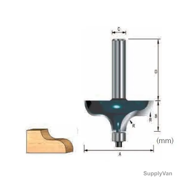 Makita Table Edge Bit, D-11807, 63.5x19MM