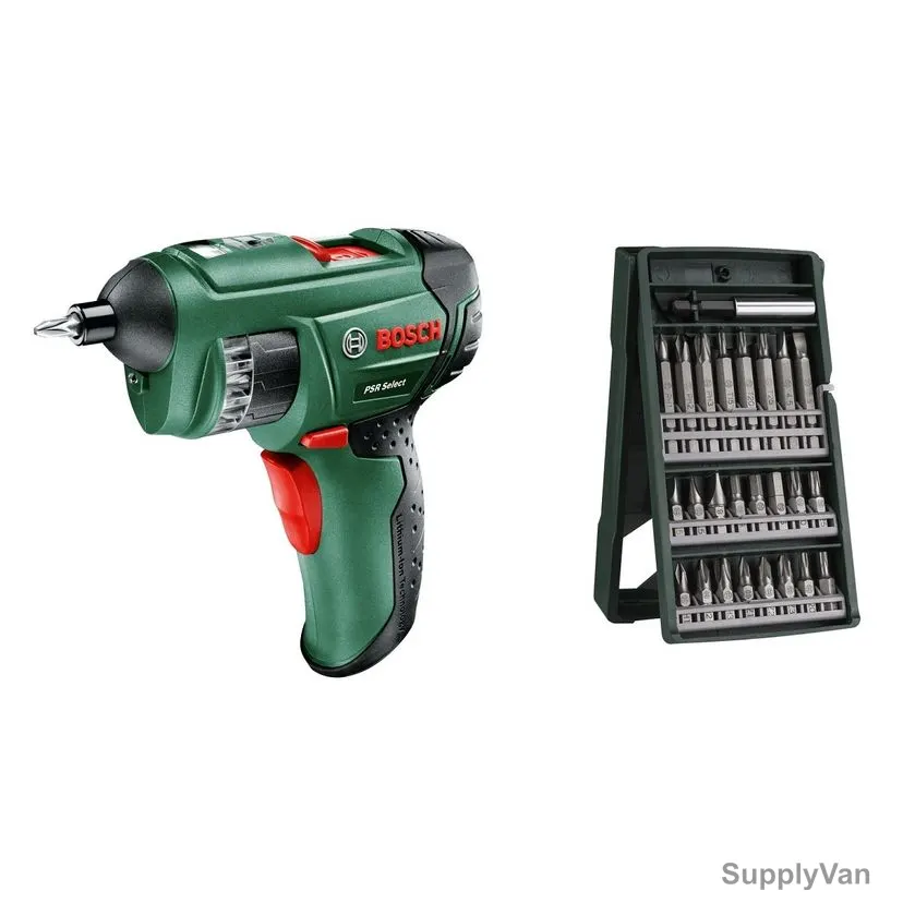 Bosch Cordless Screwdriver With 25 Pcs Bit Set, PSR Select, 3.6V, 210 RPM — image 1