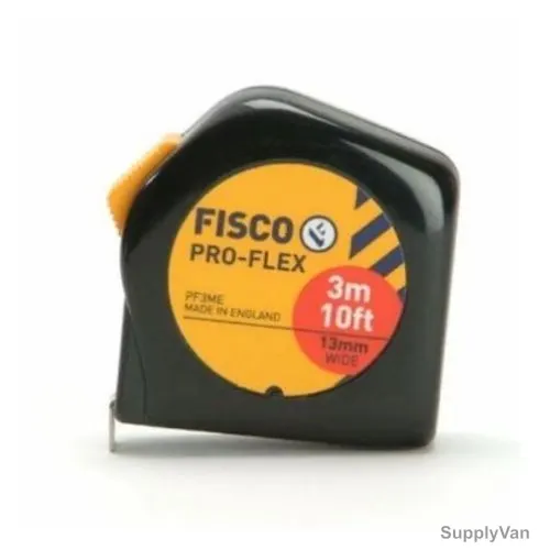 Fisco Measuring Tape, PF3ME, Pro-Flex, 3 Mtrs x 13MM