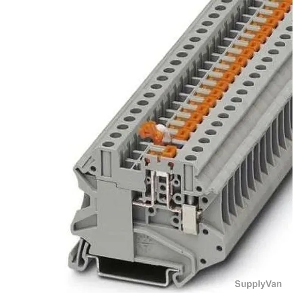 Phoenix Contact DIN Rail Terminal Block, 3046139, 500V, 20A, 26 to 10 AWG, 0.14-6 SQ.MM — image 1