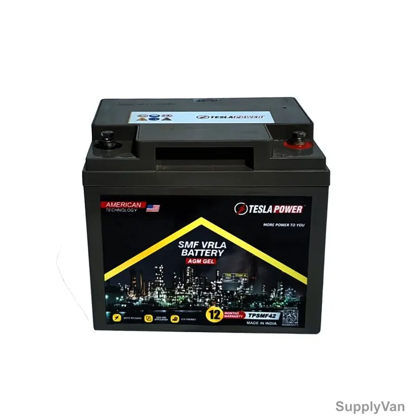 Tesla AGM Monoblock VRLA Battery, TPSMF42, 12V, 42 Ah