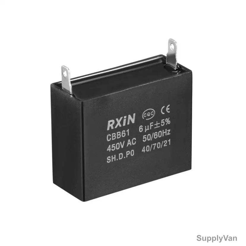 Fan Capacitor, CBB61, 450VAC, 6uF