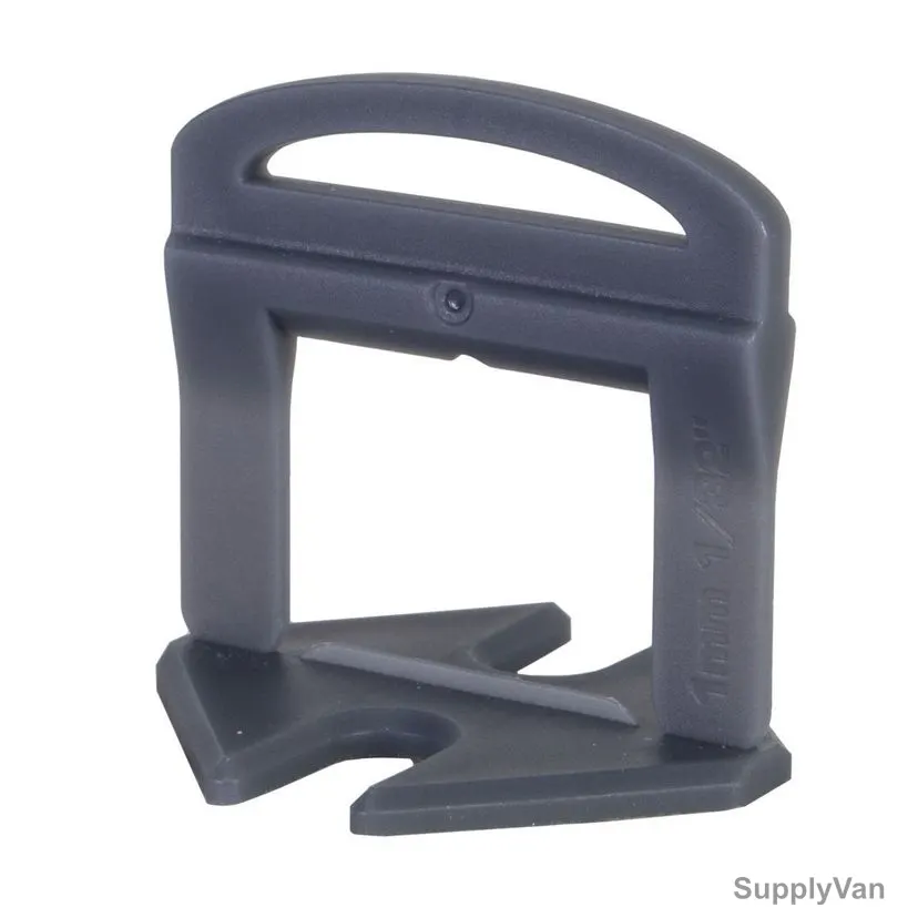 Rubi Delta Levelling System Clip, 2851, Polypropylene, 1MM Joint Width, 3-12MM Joint Thk, 200 Pcs/Pack — image 1