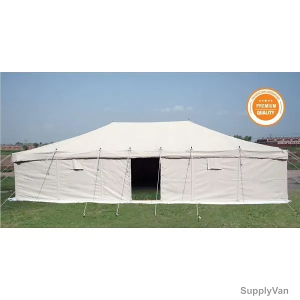 Arabic Deluxe Tent, AMT-127, Iron Stick, 5 x 10 Yards, White