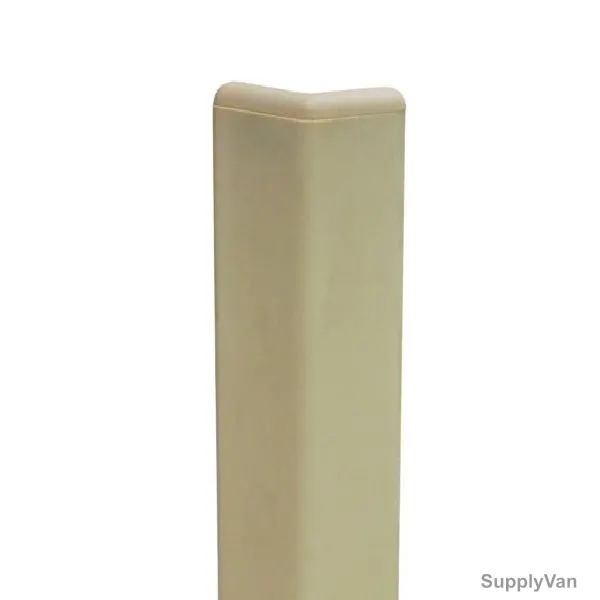 Warrior Corner Guard With Aluminium Frame, PVC, 52MM x 52MM Wing Size, 1.2 Mtrs Length, Off White — image 1