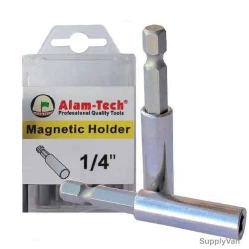 Alam-Tech Magnetic Bit Holder, AMCBA, 1/4 Inch, PK5