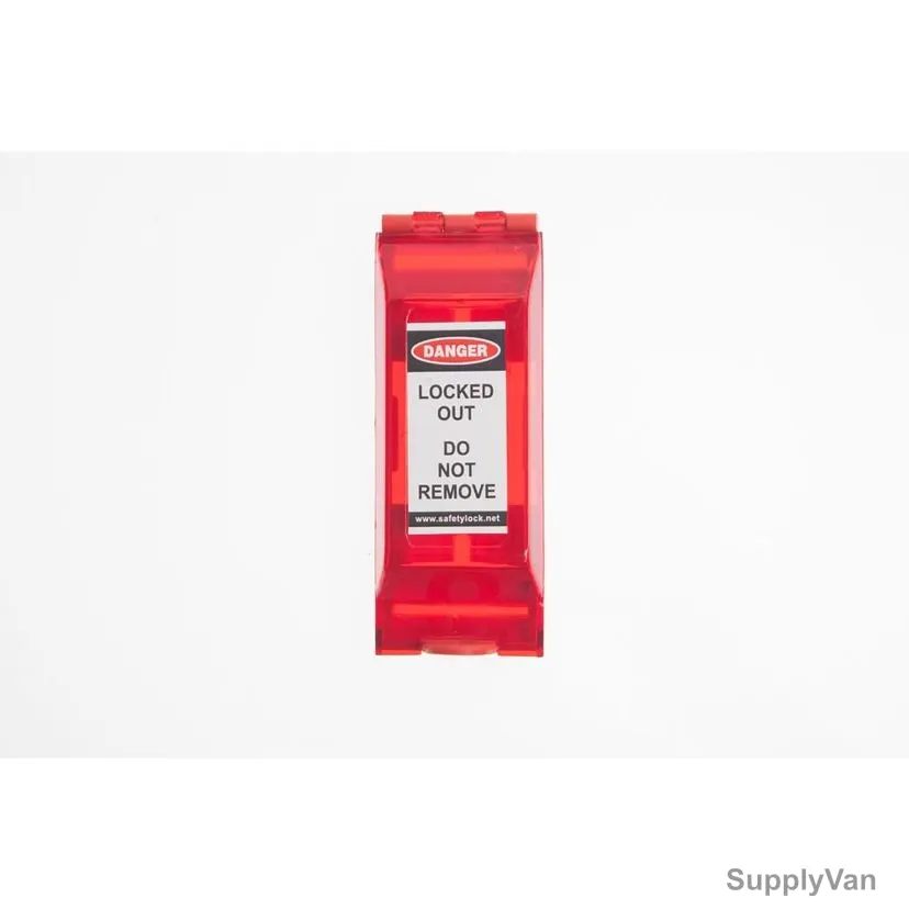 Wall Switch Lockout, WSL-RD-MST, Red
