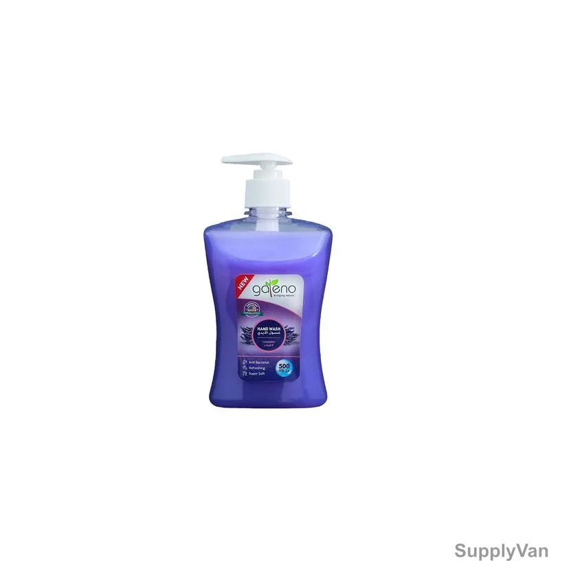 Galeno Anti-Bacterial Liquid Hand Wash, GAL0290, Lavender, 500ML