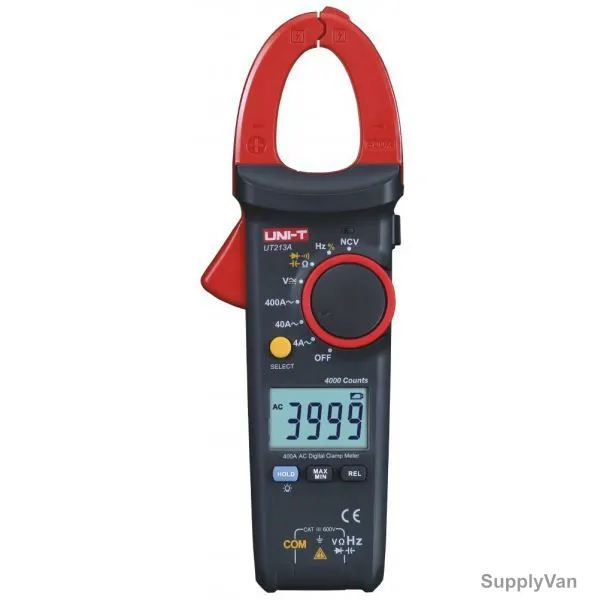 Uni-T Digital Clamp Meter, UT213A, 400A
