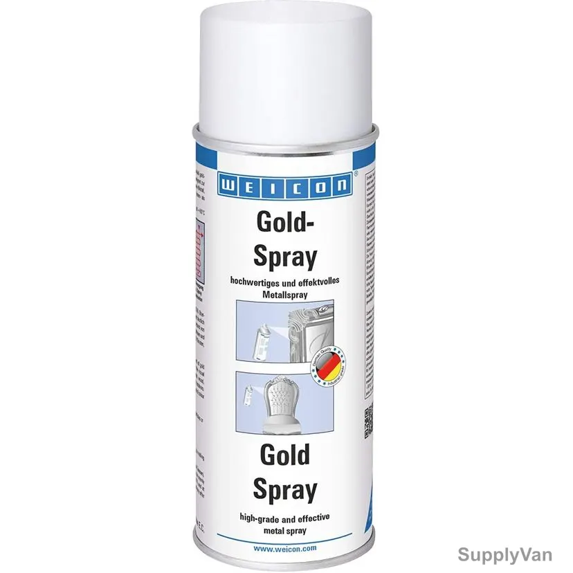 Weicon Gold Spray, 11105400, Metallic Gold, 400ML — image 1