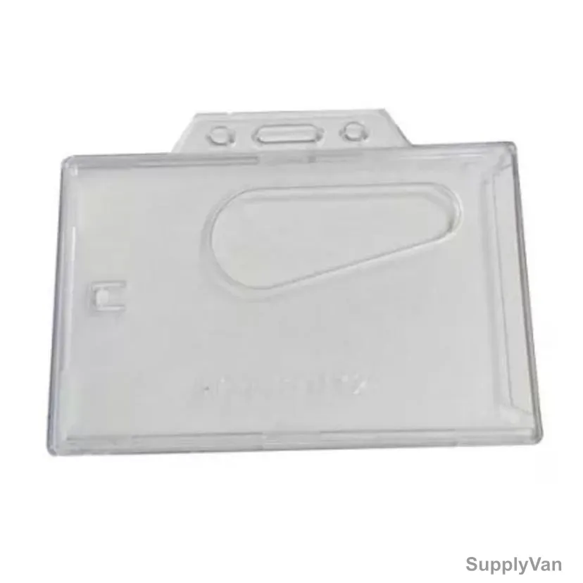 Modest ID Card Holder, B-12, 55MM Width x 85MM Length, Clear, 50 Pcs/Pack