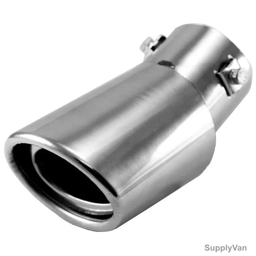 Car Rear Muffler Tip, Stainless Steel, Silver