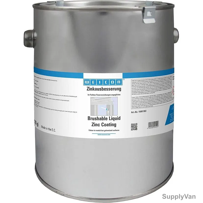 Weicon Brushable Liquid Zinc Coating, 15001902, 2.5 Ltrs — image 1