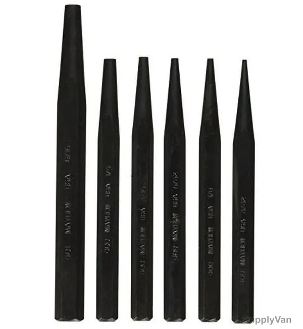 Mayhew Punch Kit, 61340, 6PCS