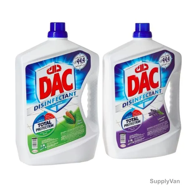 Dac Liquid Disinfectant Combo Pack, Pine and Lavender, 2.9 Ltrs, 2 Pcs/Set
