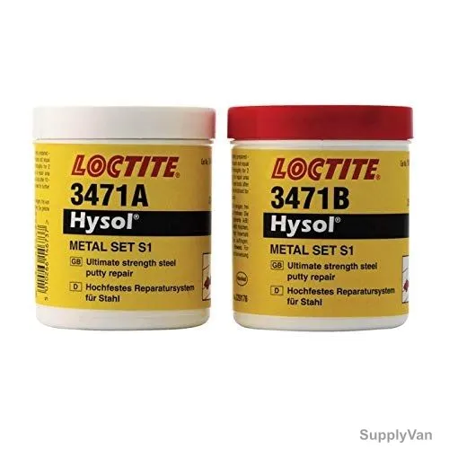 Loctite S1 Metal Epoxy Adhesive Set, 3471, 500GM, 2 Pcs/Set