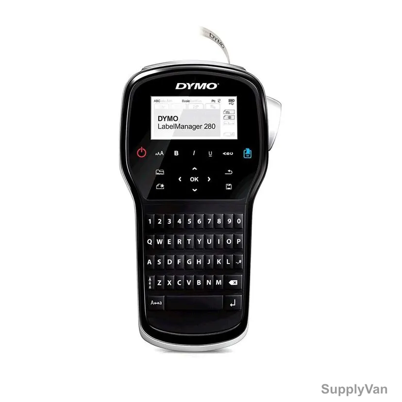 Dymo Rechargeable Portable Label Maker, 1815990, LabelManager 280, Black — image 1